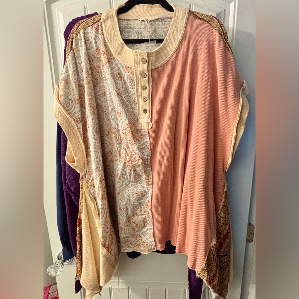 Oli & Hali Multicolor Patchwork Top